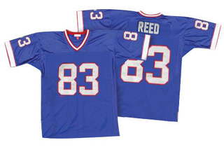 Authentic Andre Reed Men's Buffalo Bills 35th Anniversary Patch Throwback Jersey - Royal Blue