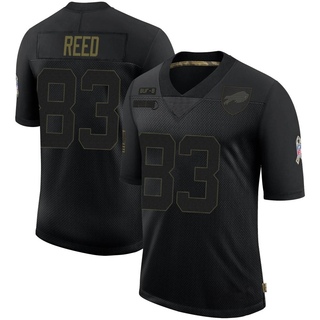 Limited Andre Reed Men's Buffalo Bills 2020 Salute To Service Jersey - Black