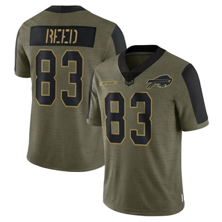 Limited Andre Reed Men's Buffalo Bills 2021 Salute To Service Jersey - Olive