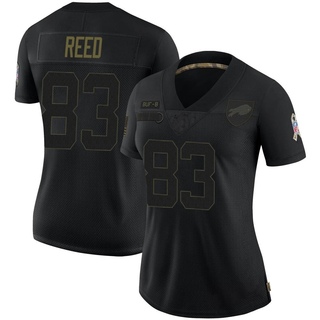 Limited Andre Reed Women's Buffalo Bills 2020 Salute To Service Jersey - Black