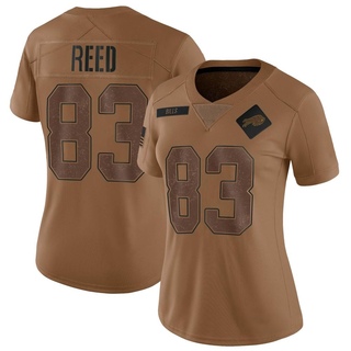 Limited Andre Reed Women's Buffalo Bills 2023 Salute To Service Jersey - Brown