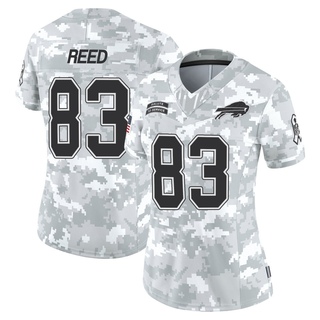 Limited Andre Reed Women's Buffalo Bills 2024 Salute to Service Jersey - Arctic Camo